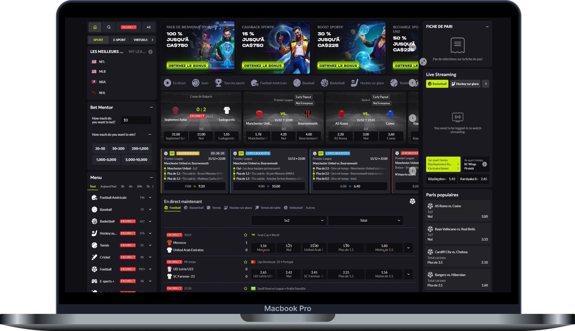 Mad Casino Paris sportifs